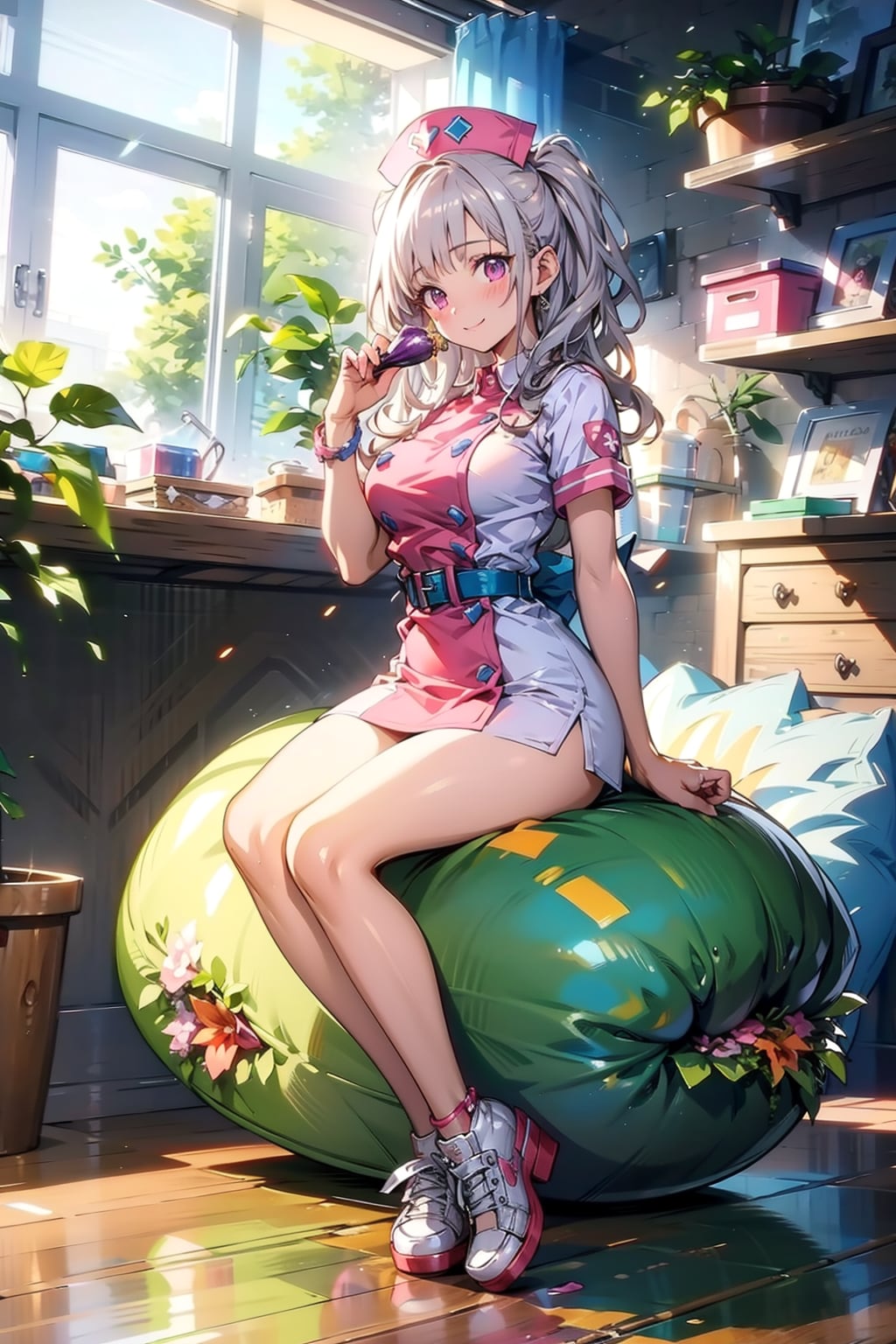 ピンクのナースで