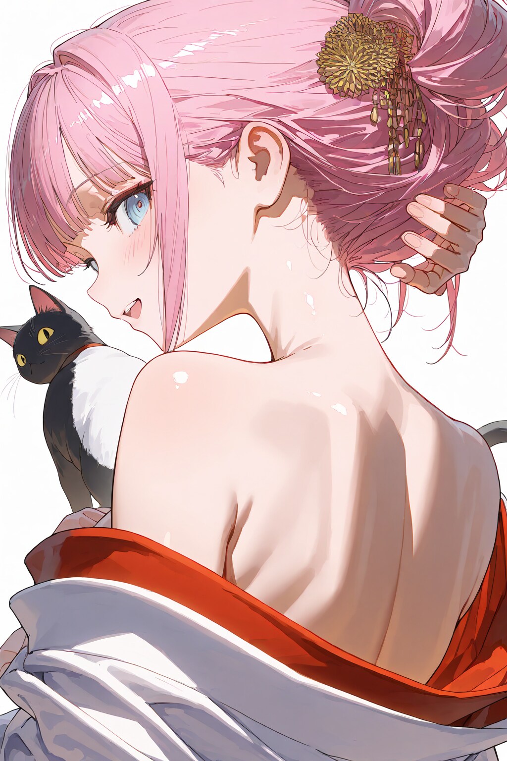 猫と着物