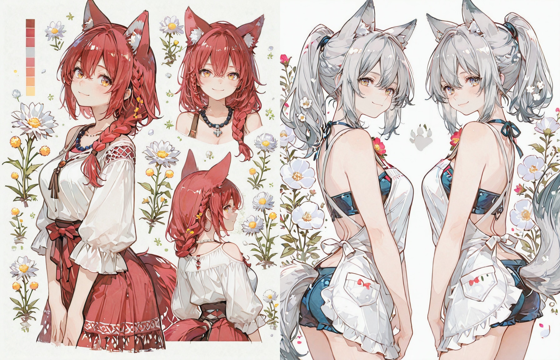 けもみみ娘 | の人気AIイラスト・グラビア