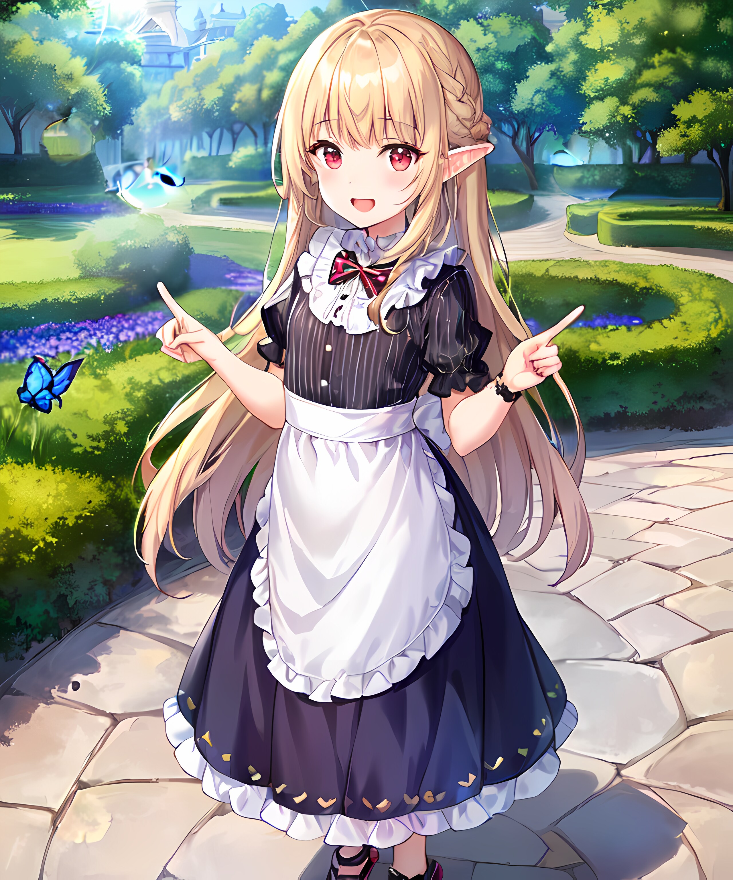 お清楚エプロンワンピ！！