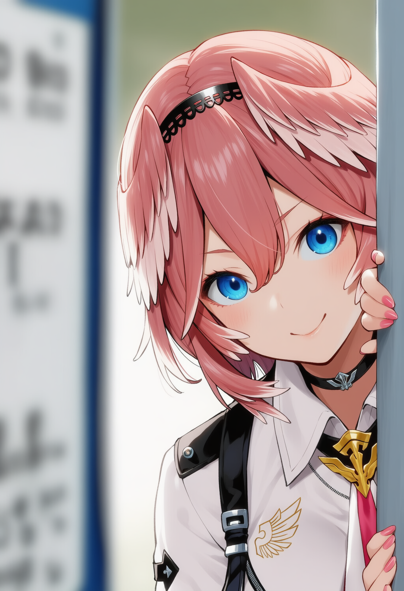 ルイ姉が物陰からジッと見つめているだけ | の人気AIイラスト・グラビア