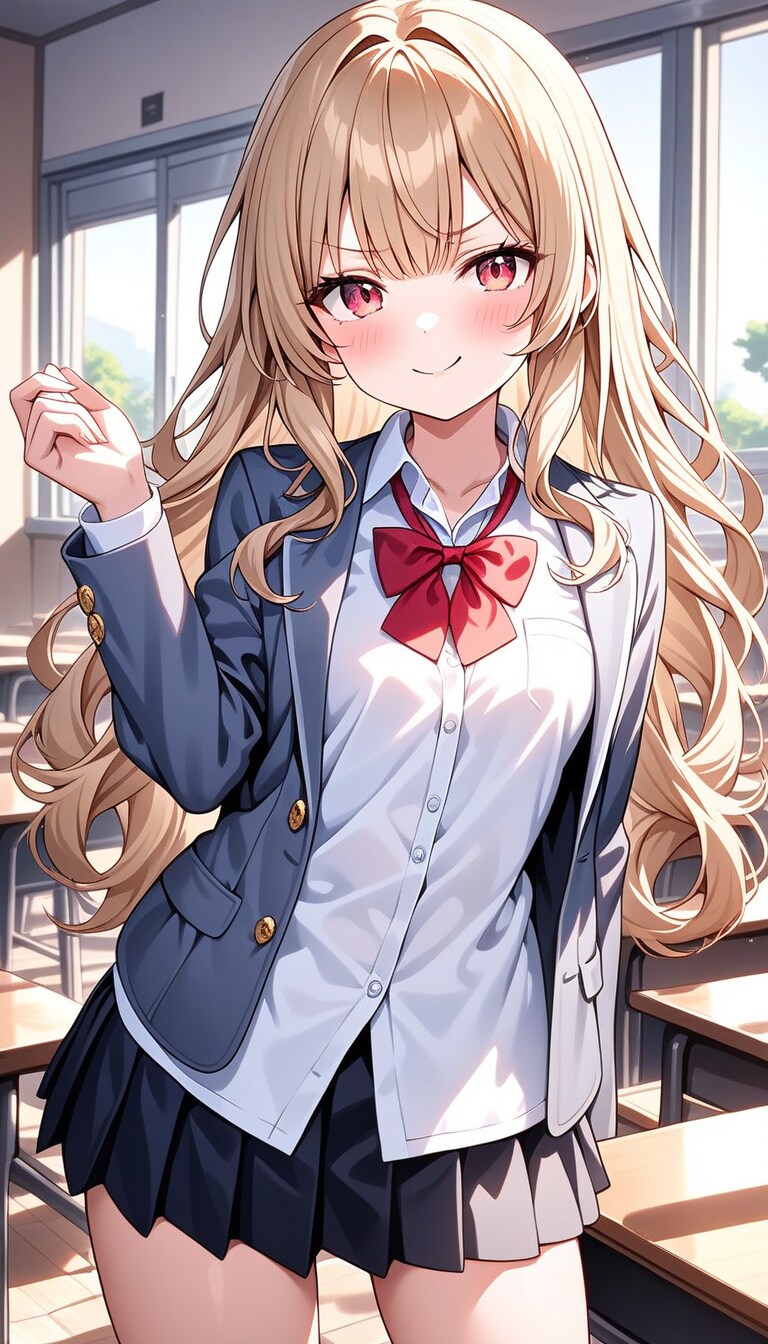 ダークブロンドちゃん(DAYSの姿) | の人気AIイラスト・グラビア