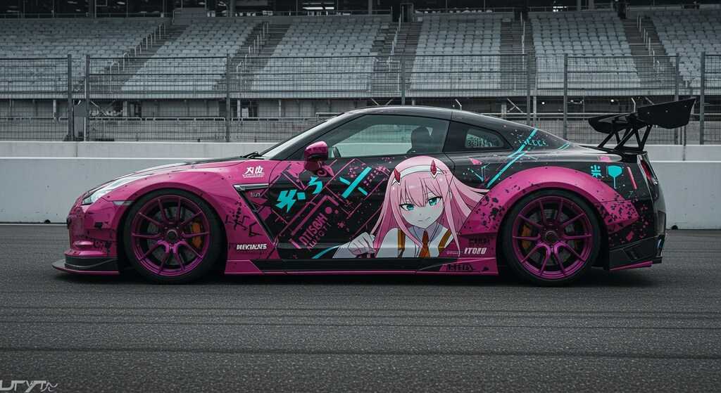 アニメ痛車GT-R