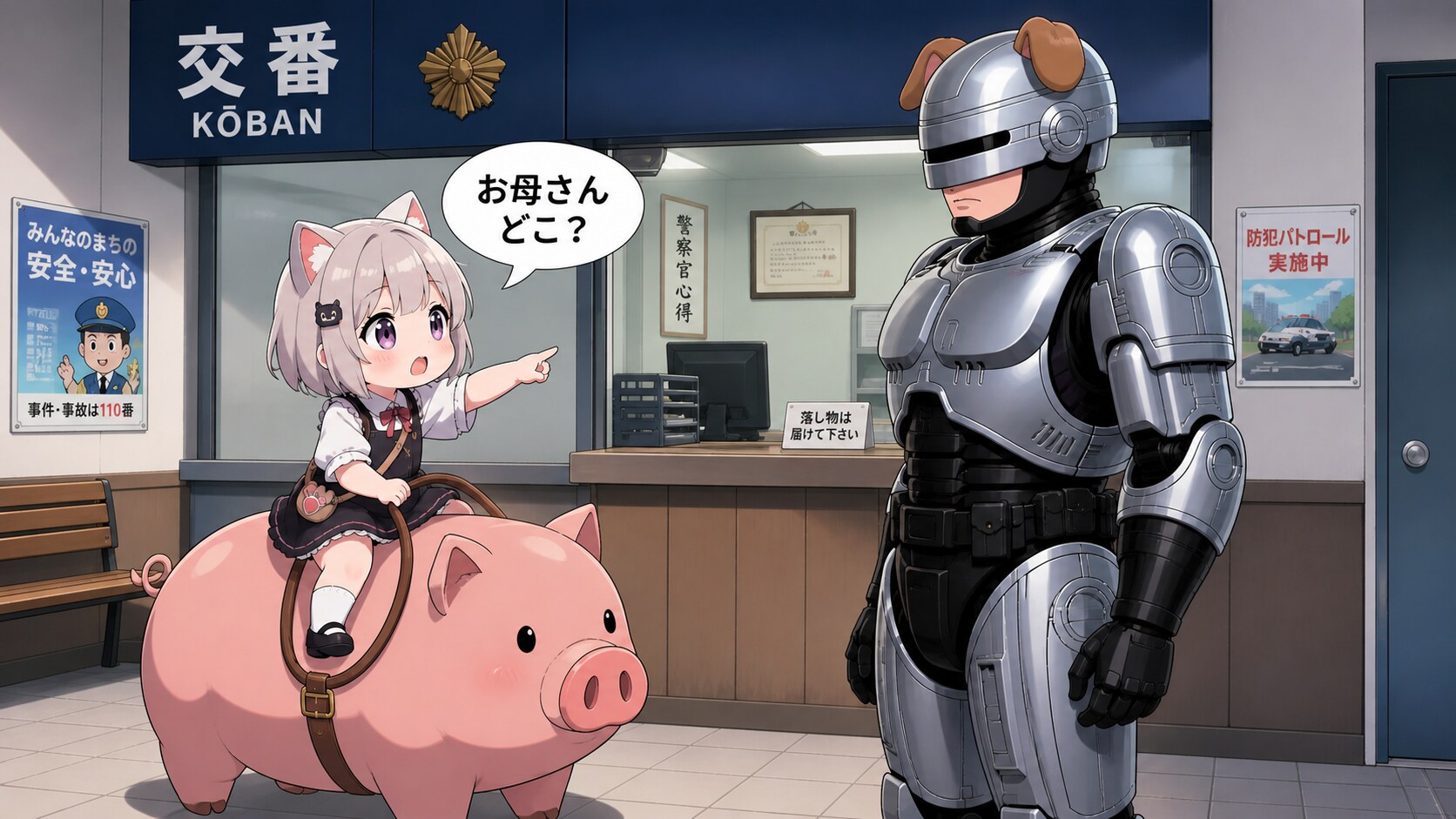 犬のお巡りさん | の人気AIイラスト・グラビア