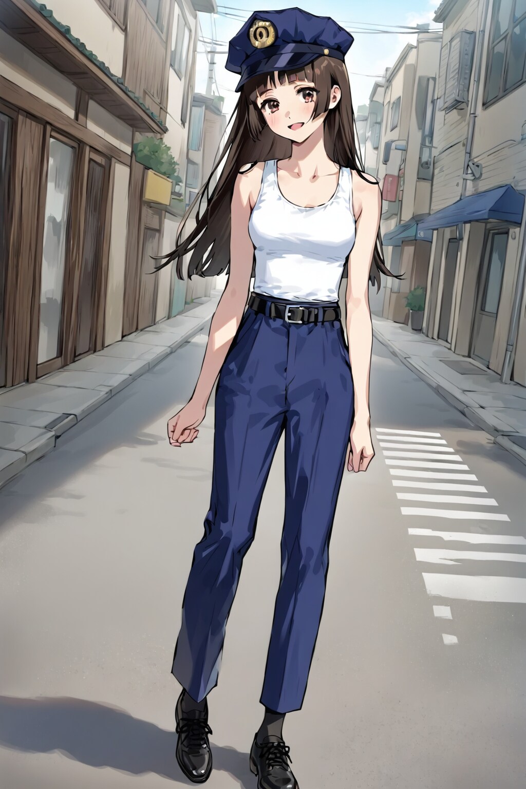 かっこかわいい婦警愛崎咲綺の日本橋パトロール