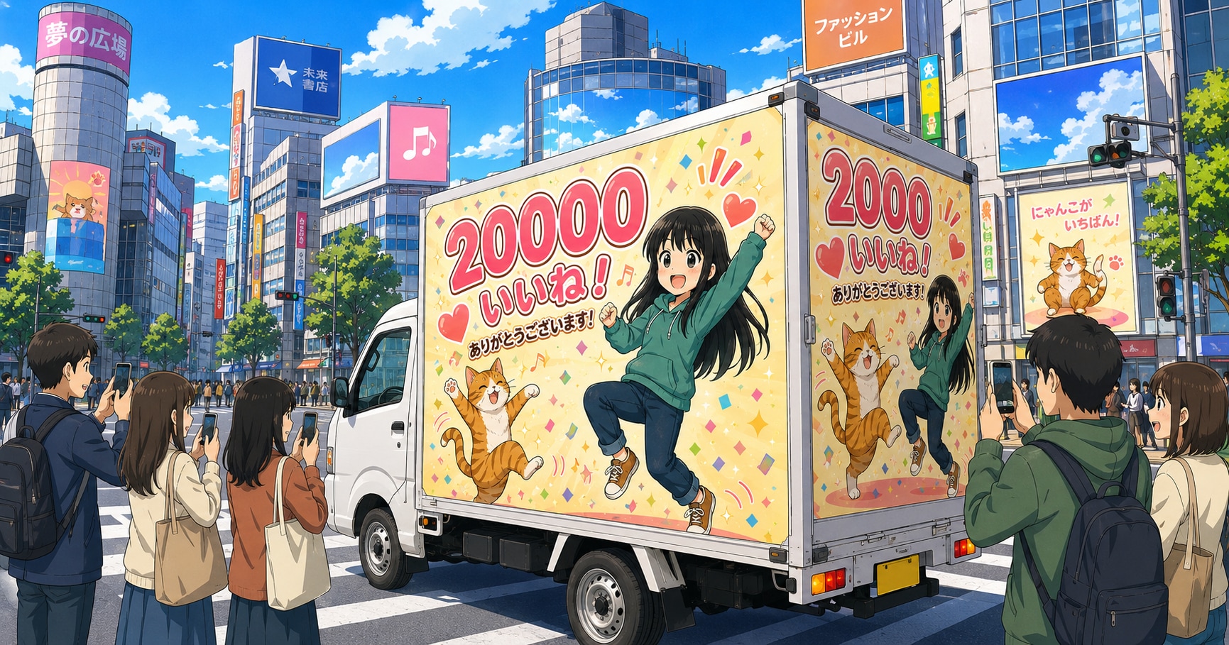 感謝の気持ちをアドトラックに載せて