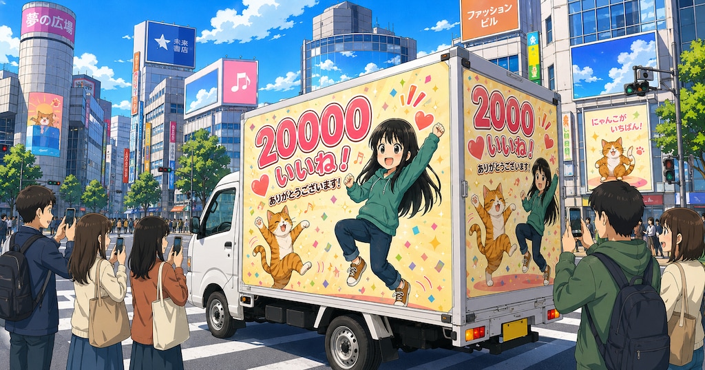 感謝の気持ちをアドトラックに載せて