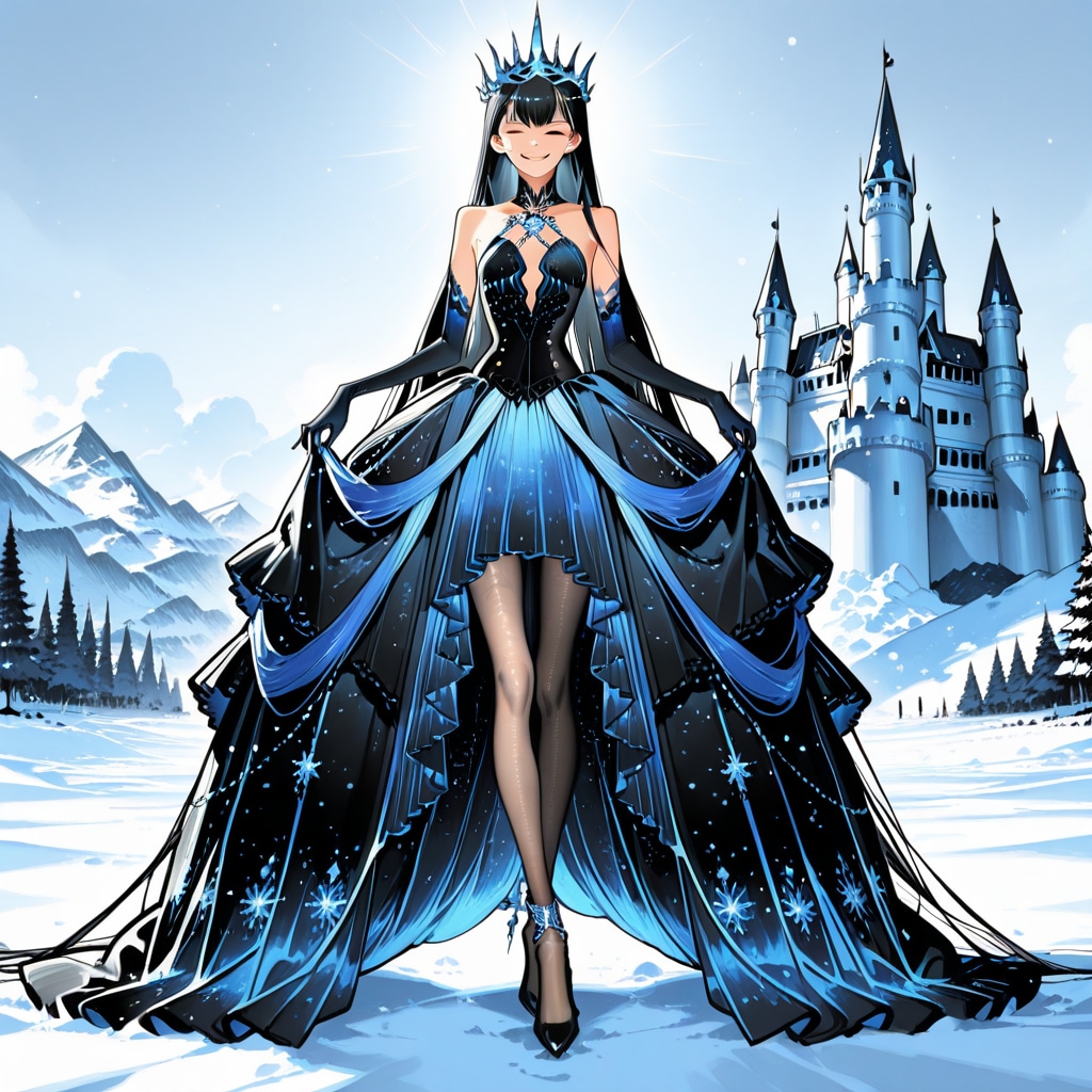 雪の古城の女王