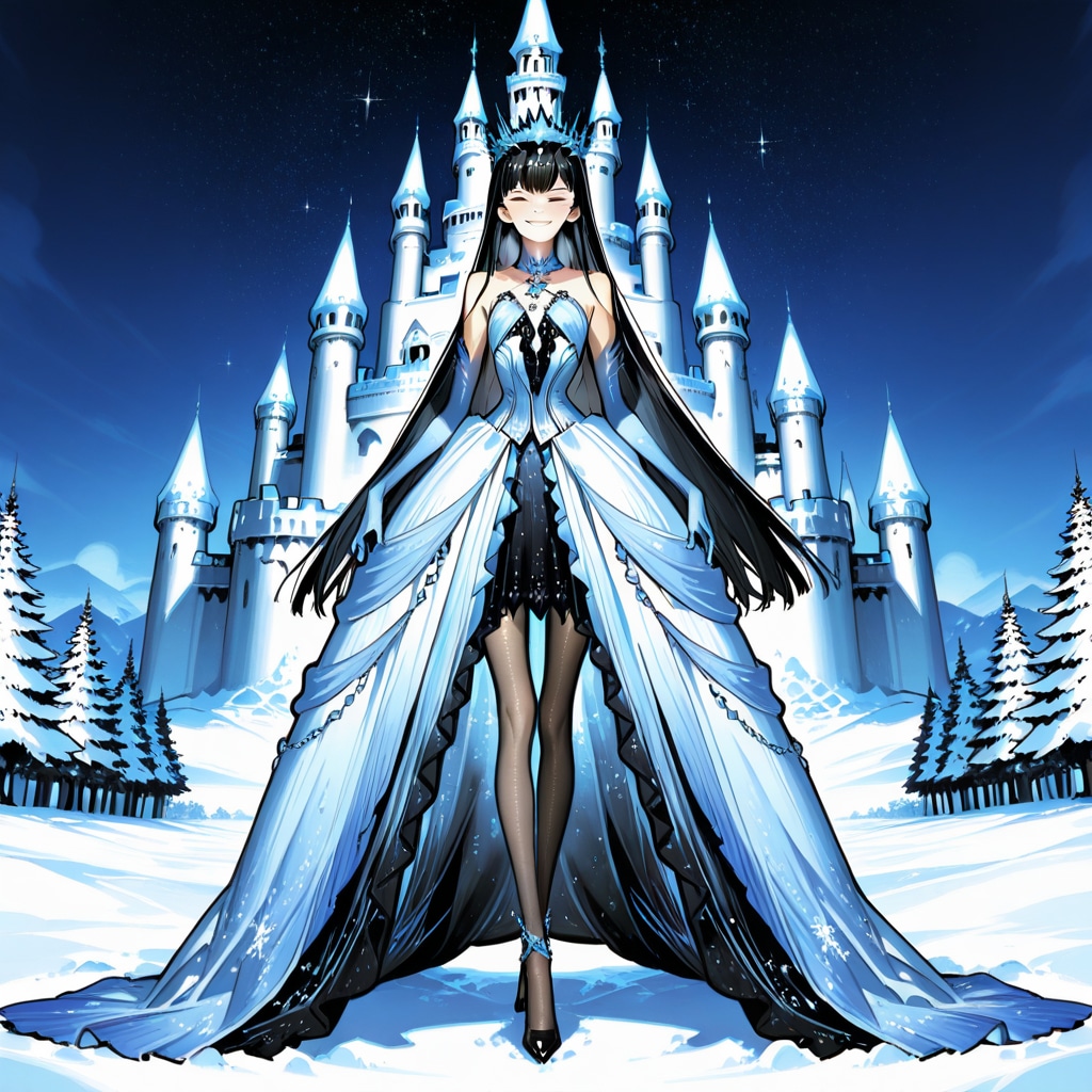 雪の古城の女王