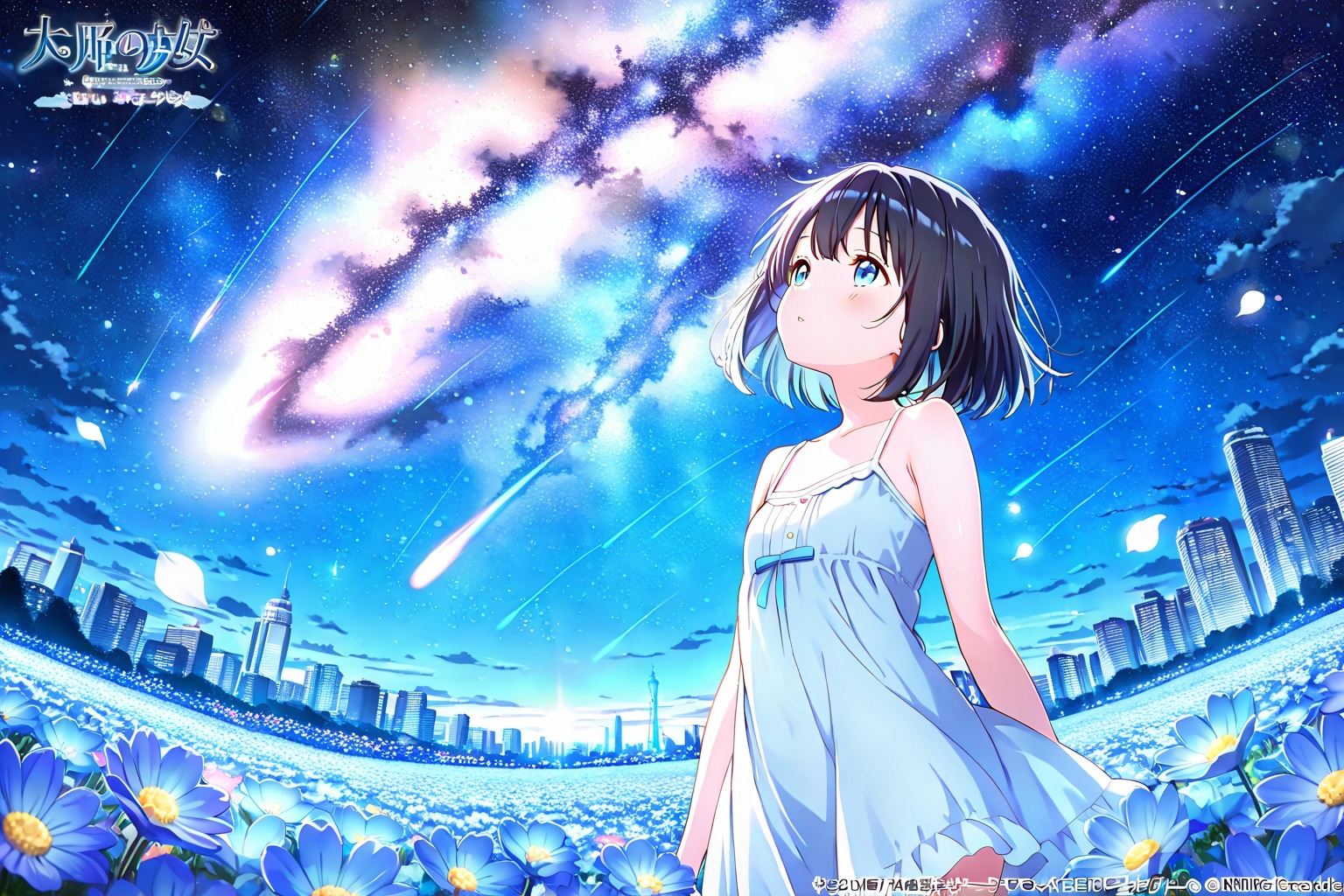 夜の花畑(HARPY)(6) | の人気AIイラスト・グラビア