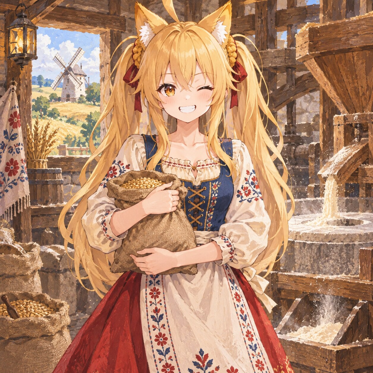 製粉所のミラ | の人気AIイラスト・グラビア