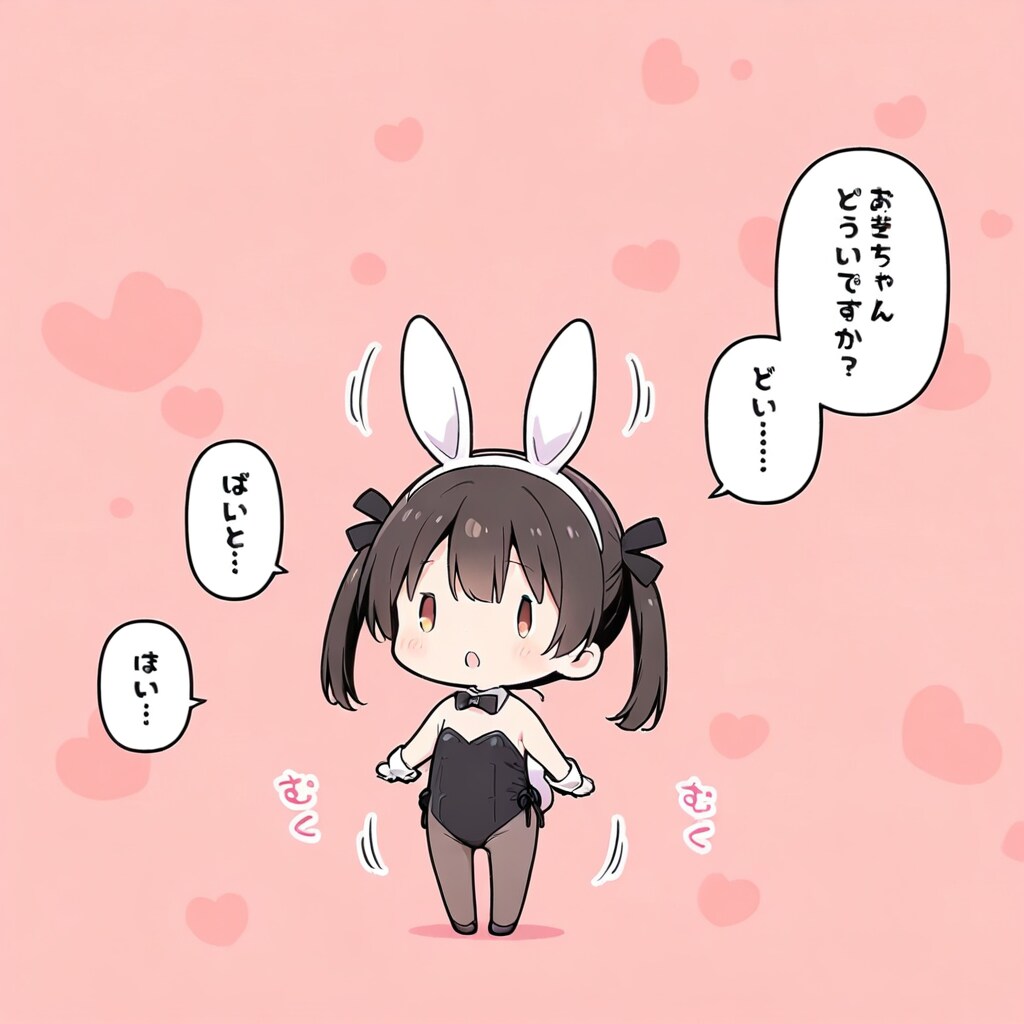 喋るバニーガール
