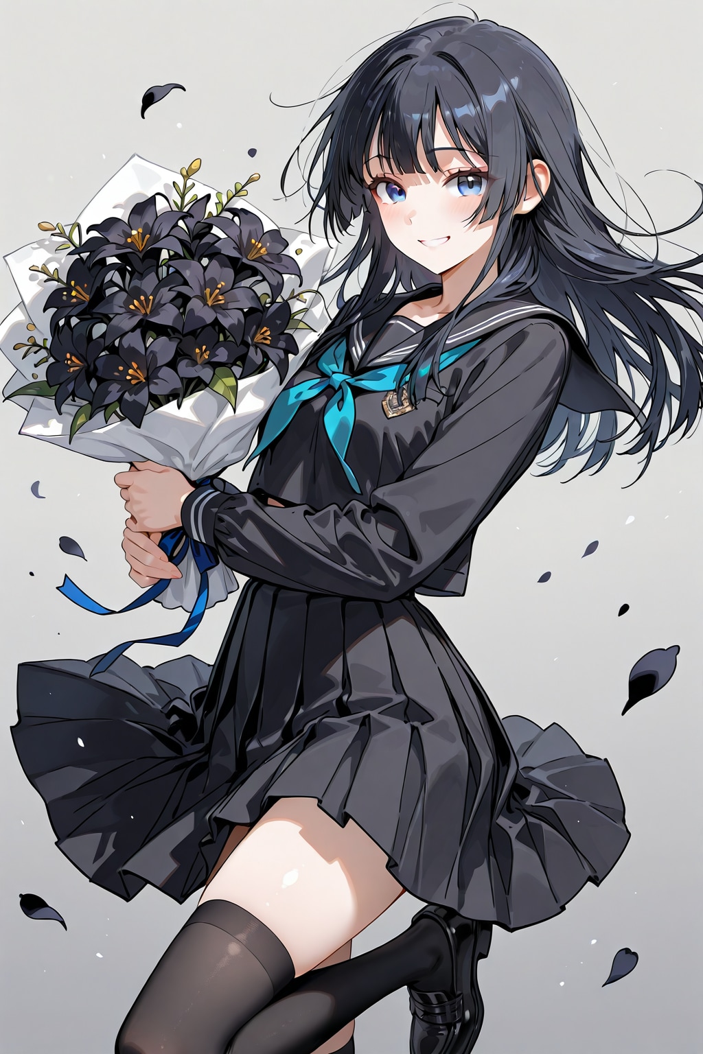 君に黒百合の花束を贈る・・・