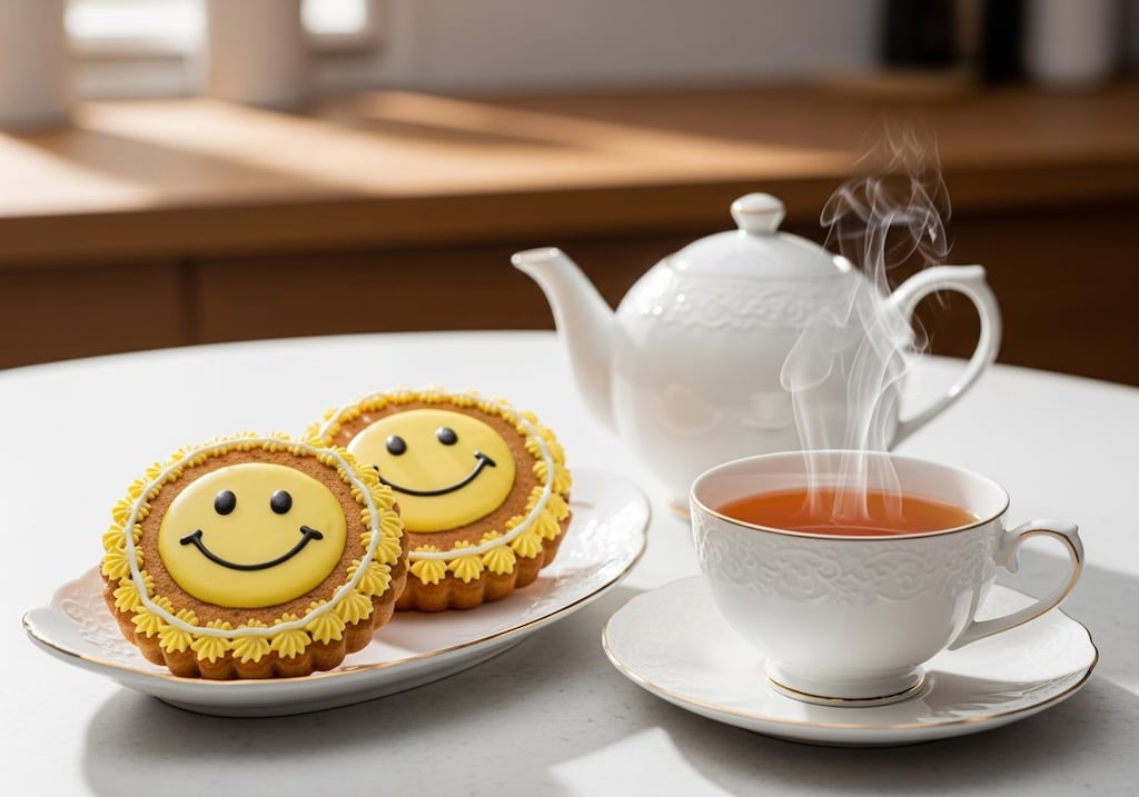 デザートのニコニコクッキー