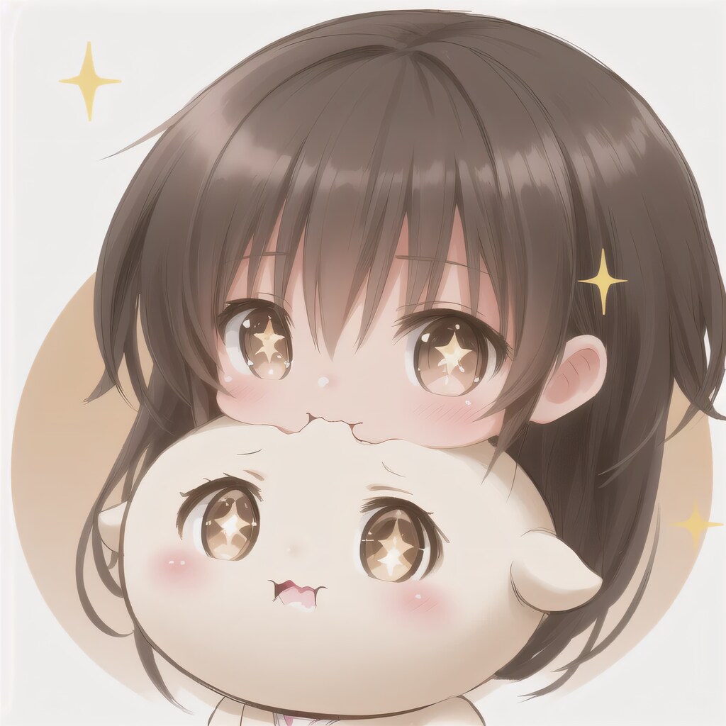 黒髪ロングのミニキャラ１２