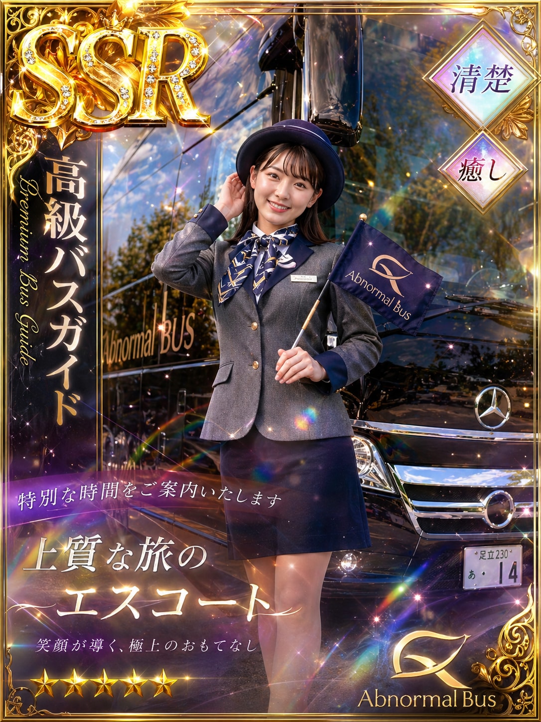 Luxury BUS②♡SSRバスガイドさん