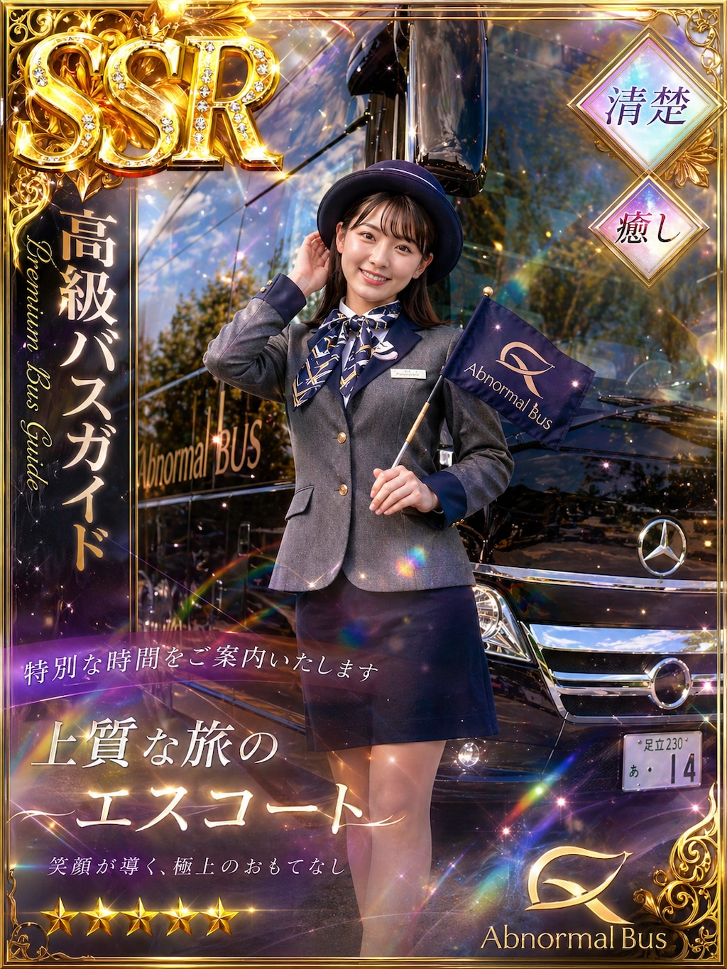 Luxury BUS②♡SSRバスガイドさん