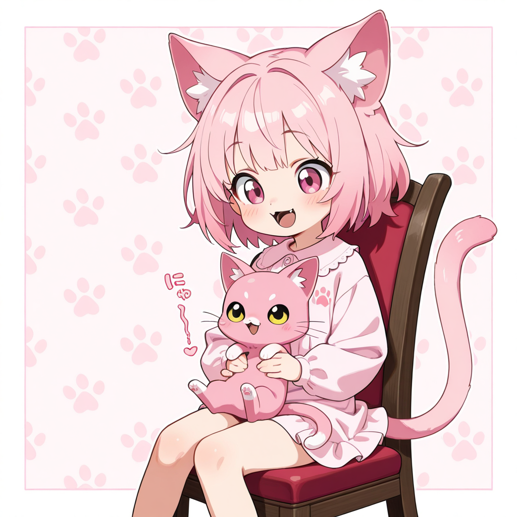 ねこをあやしている時♡
