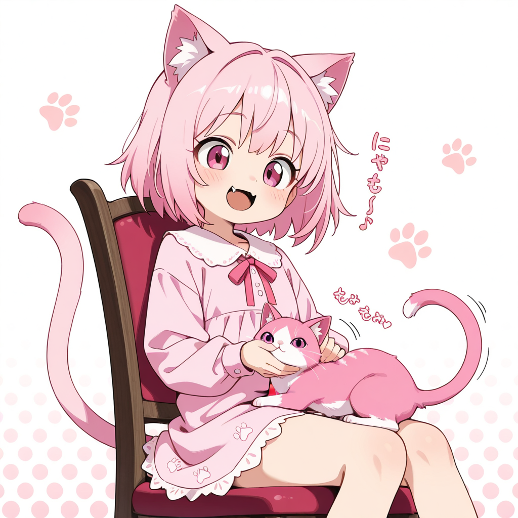 ねこをあやしている時♡