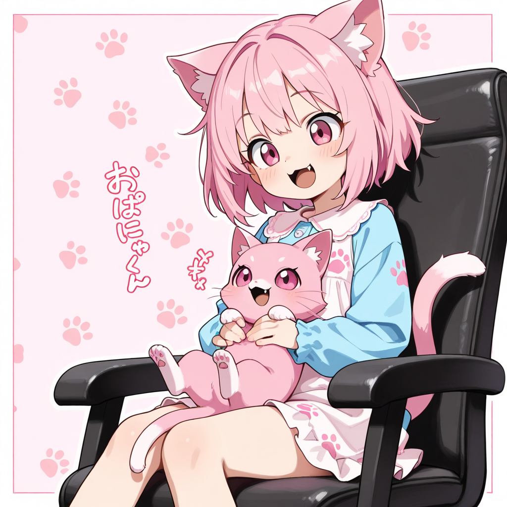 ねこをあやしている時♡