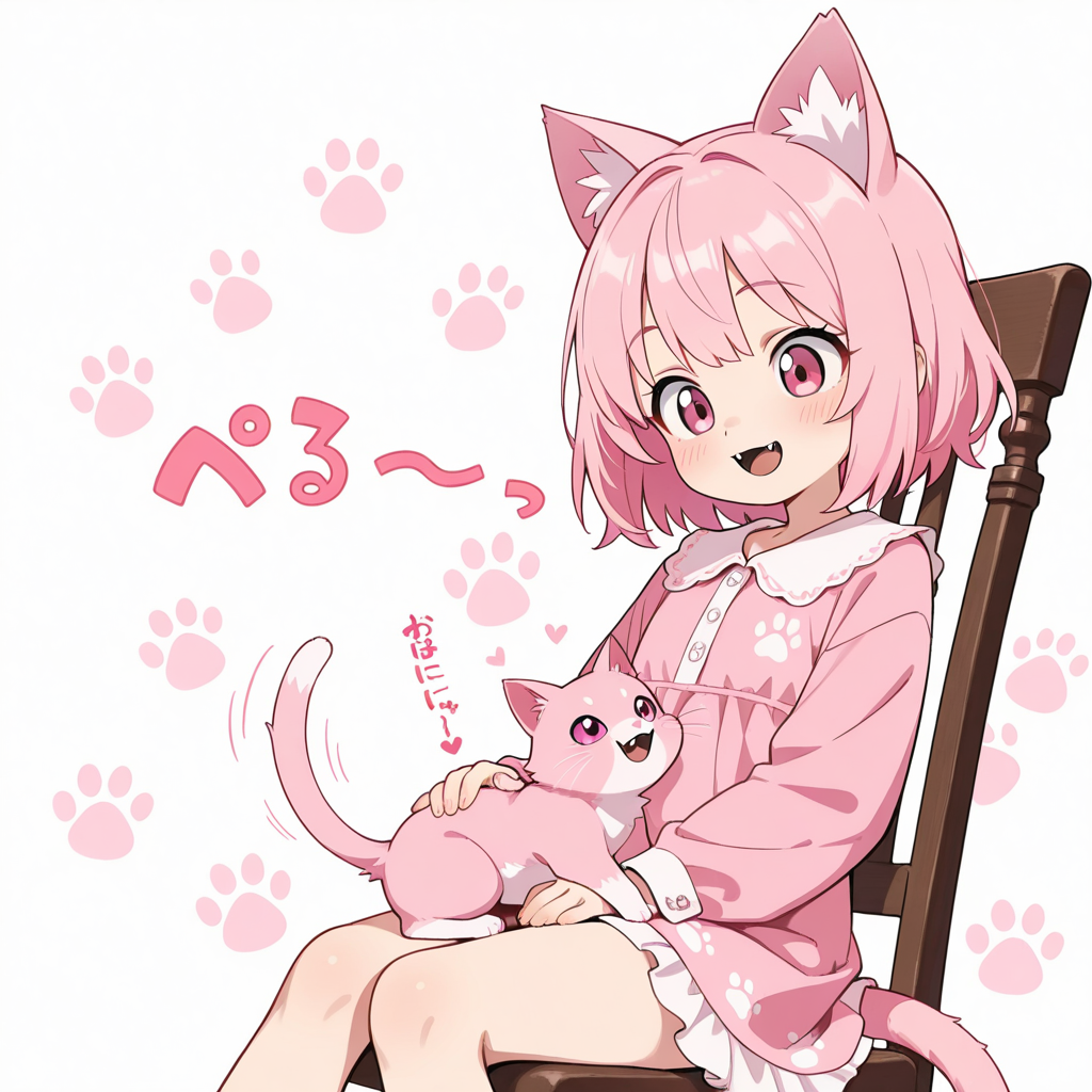 ねこをあやしている時♡