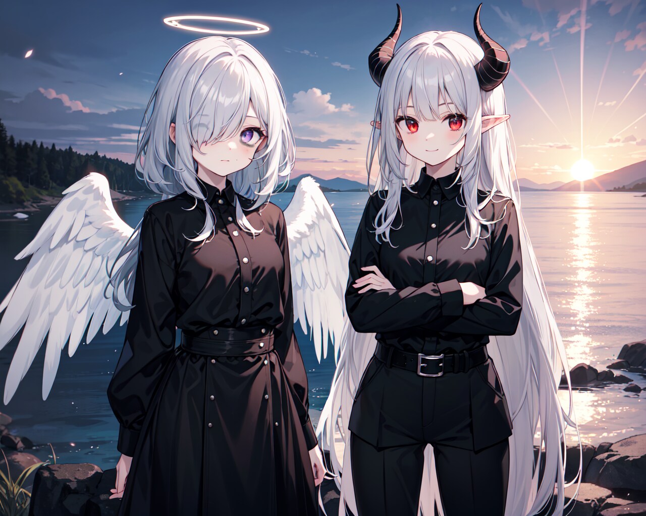 とある企画の不健康天使さんと銀髪竜姫