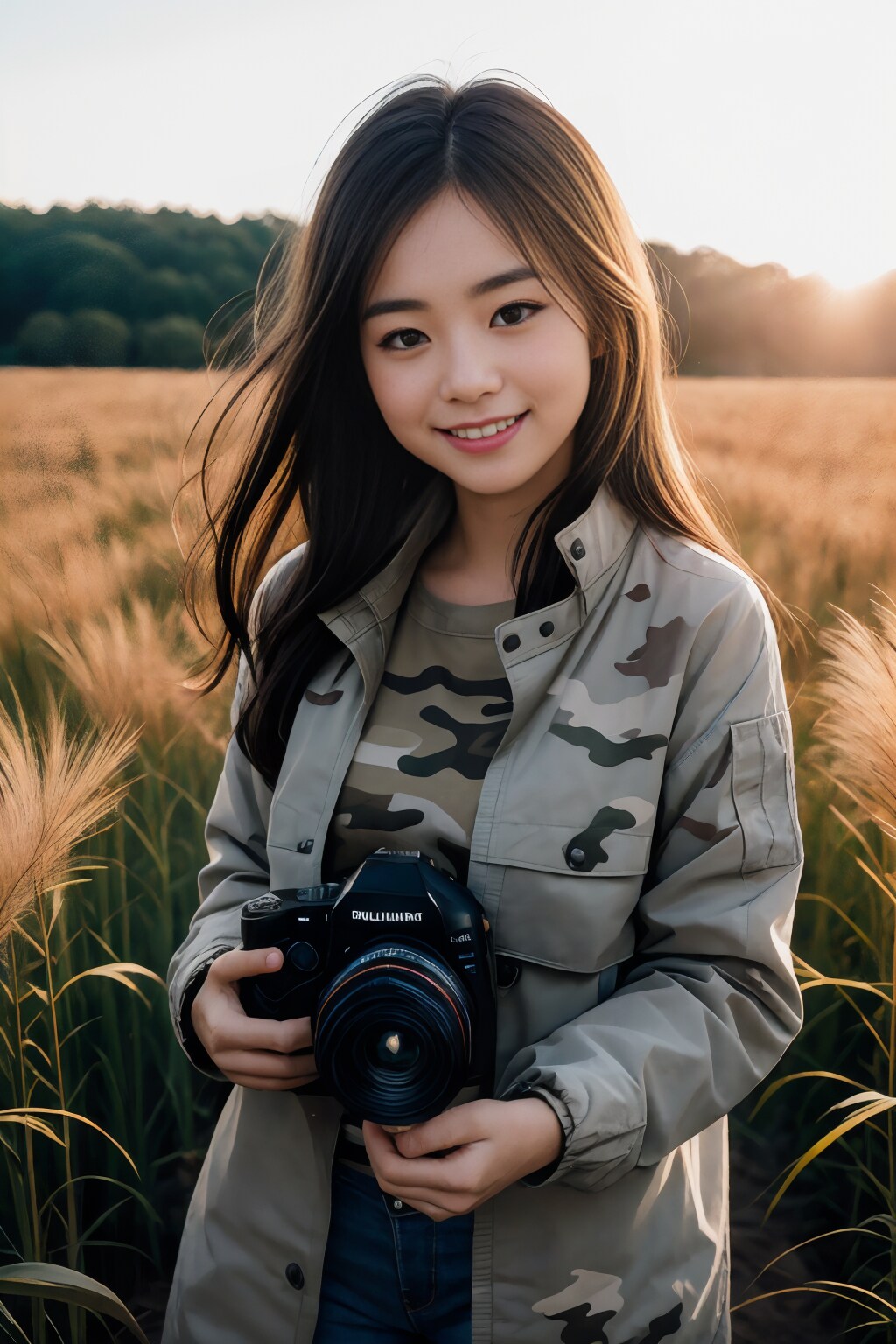 有名女性写真家っぽい女性（現実には存在しません）