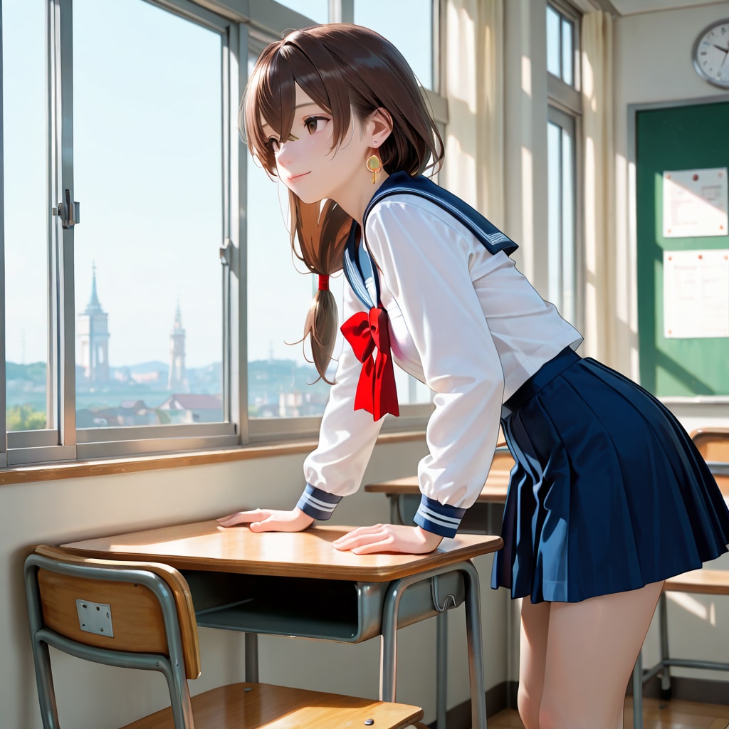 歩美 セーラー服 (5)