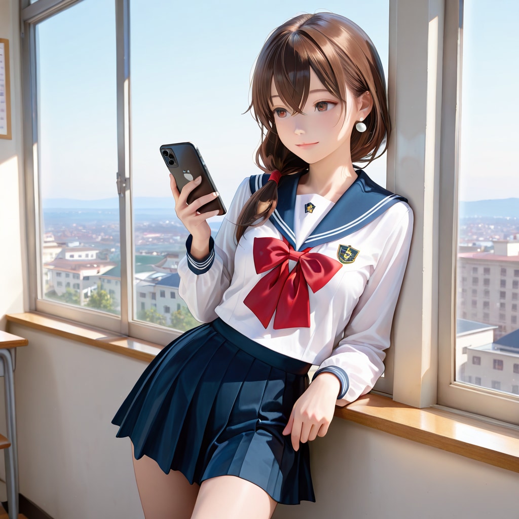 歩美 セーラー服 (5)