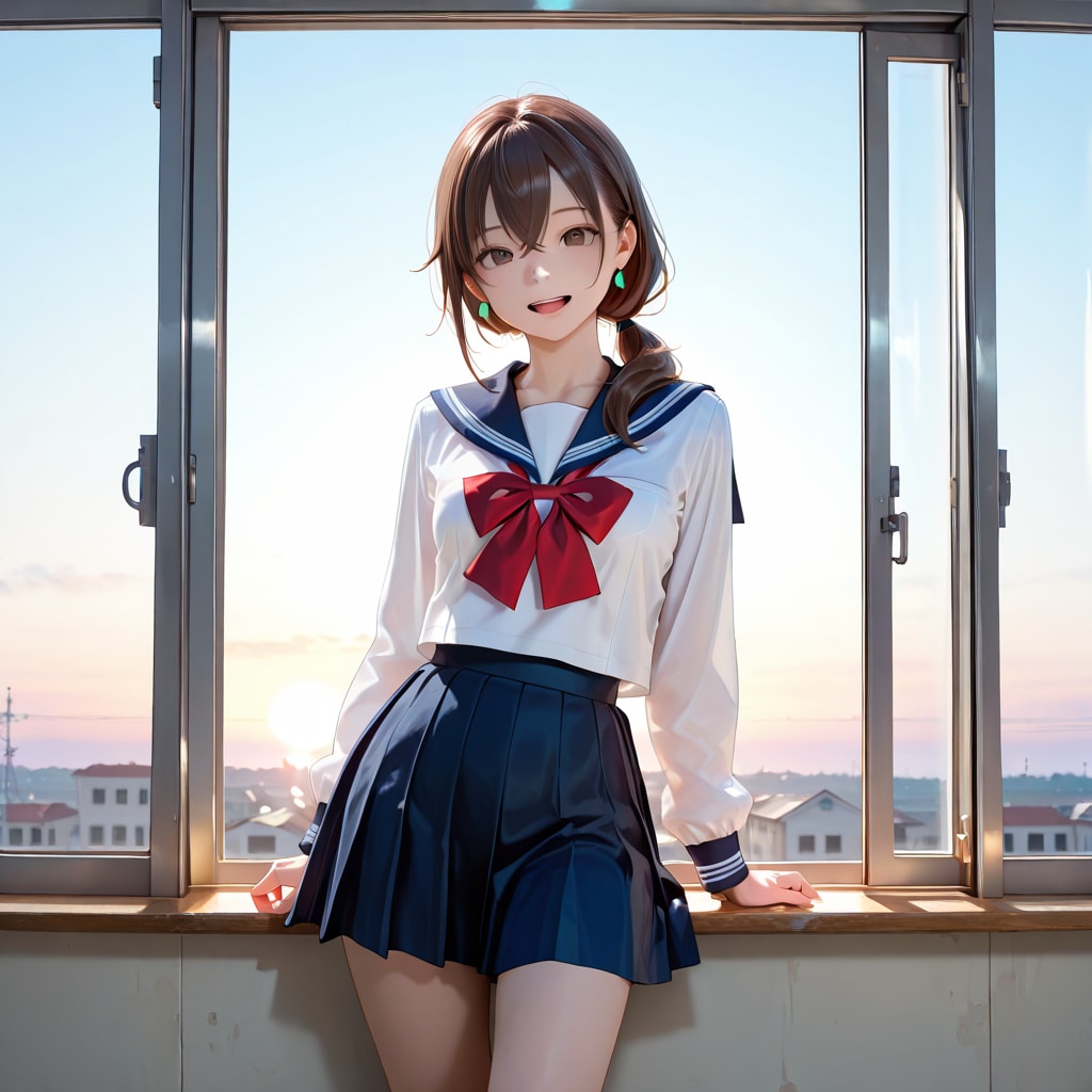 歩美 セーラー服 (5)