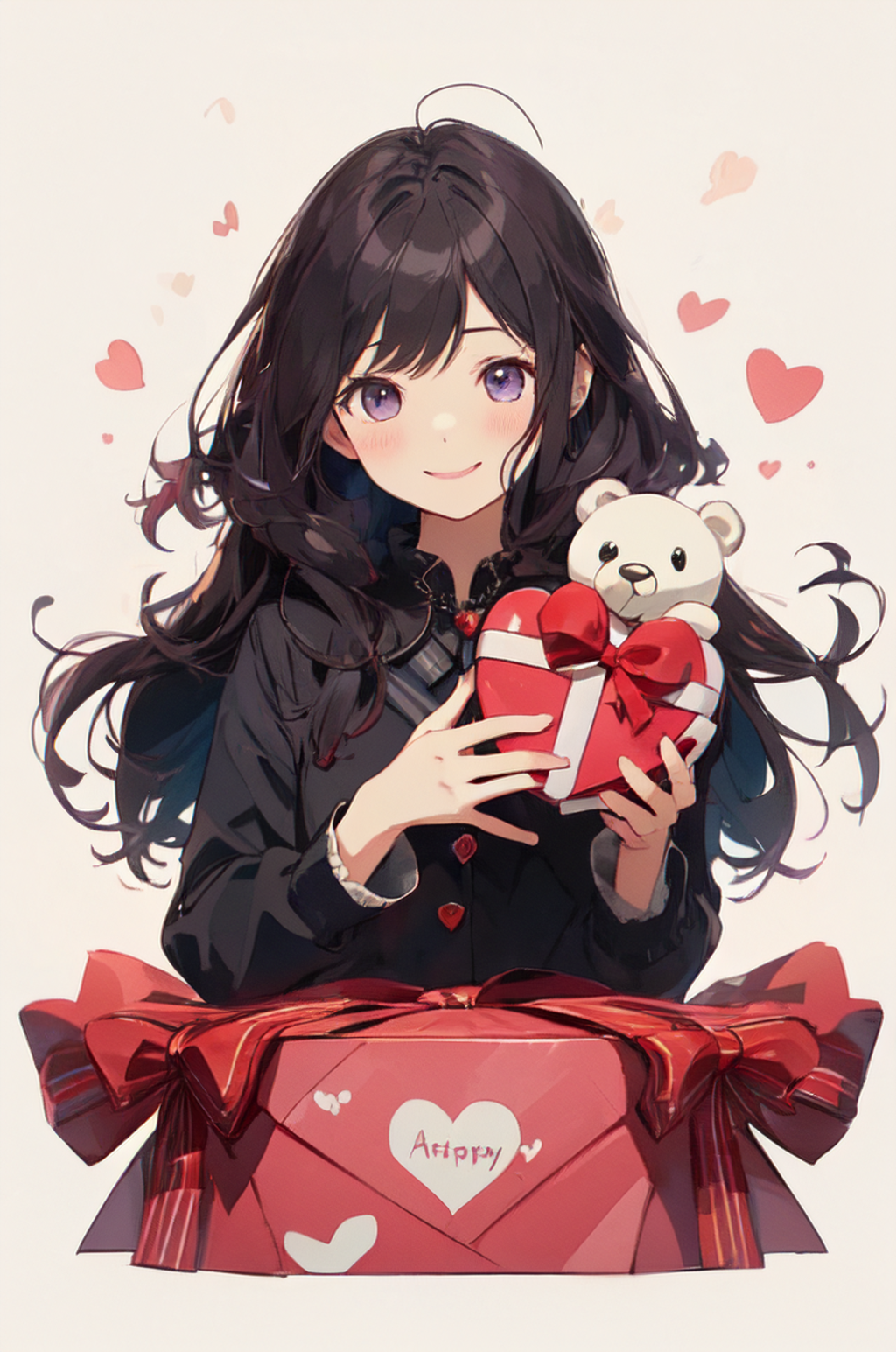 ぬいぐるみとハート