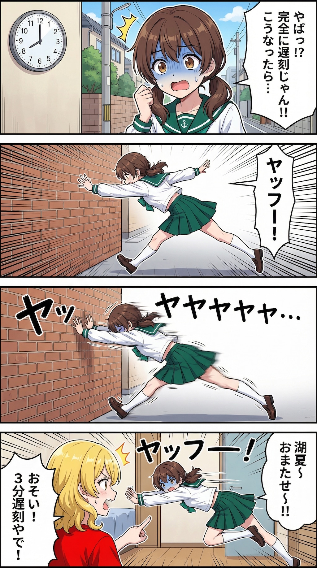 4コマ漫画｢グリッチワープ｣