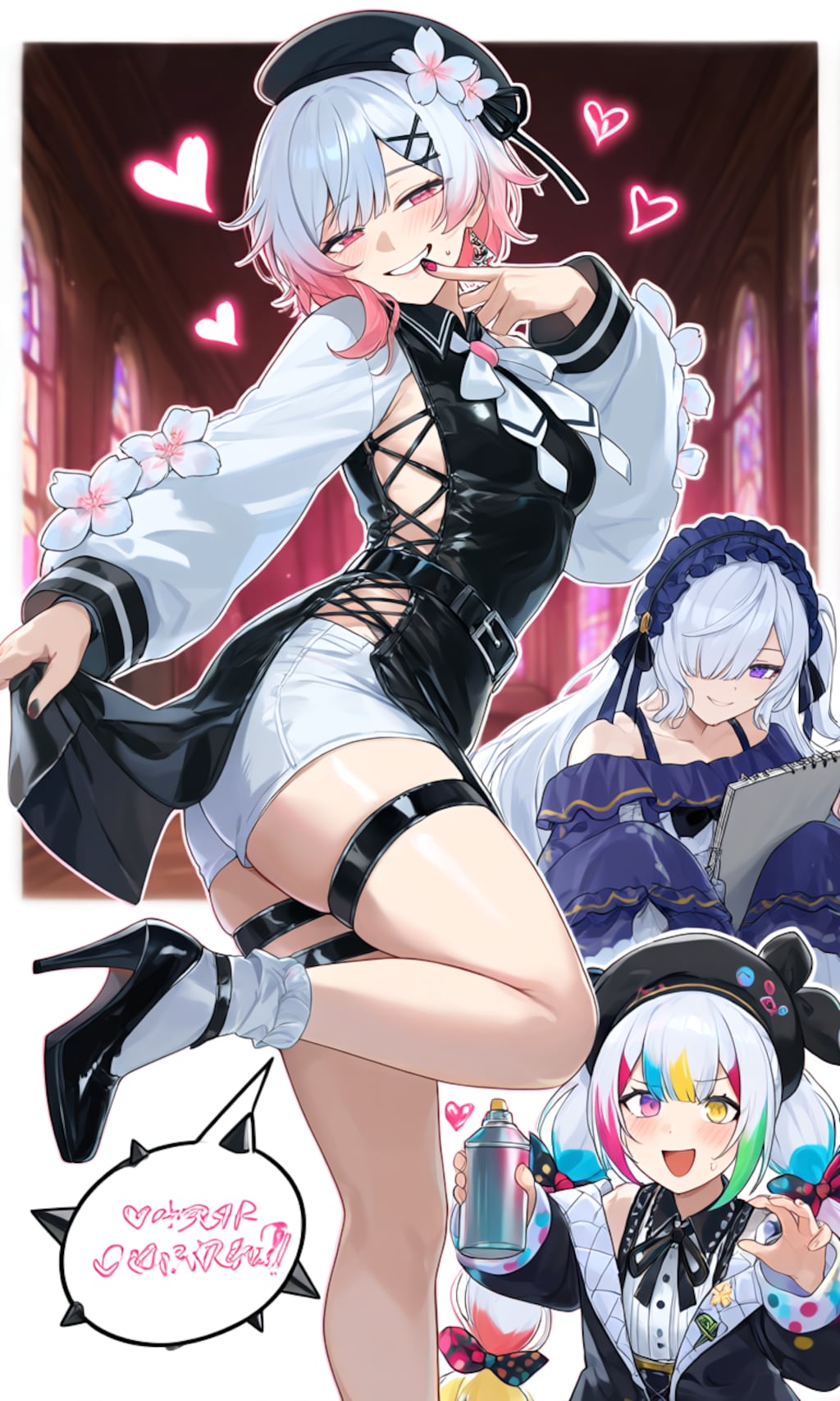 アンアンの魔法で、悪の女幹部に覚醒したエマ