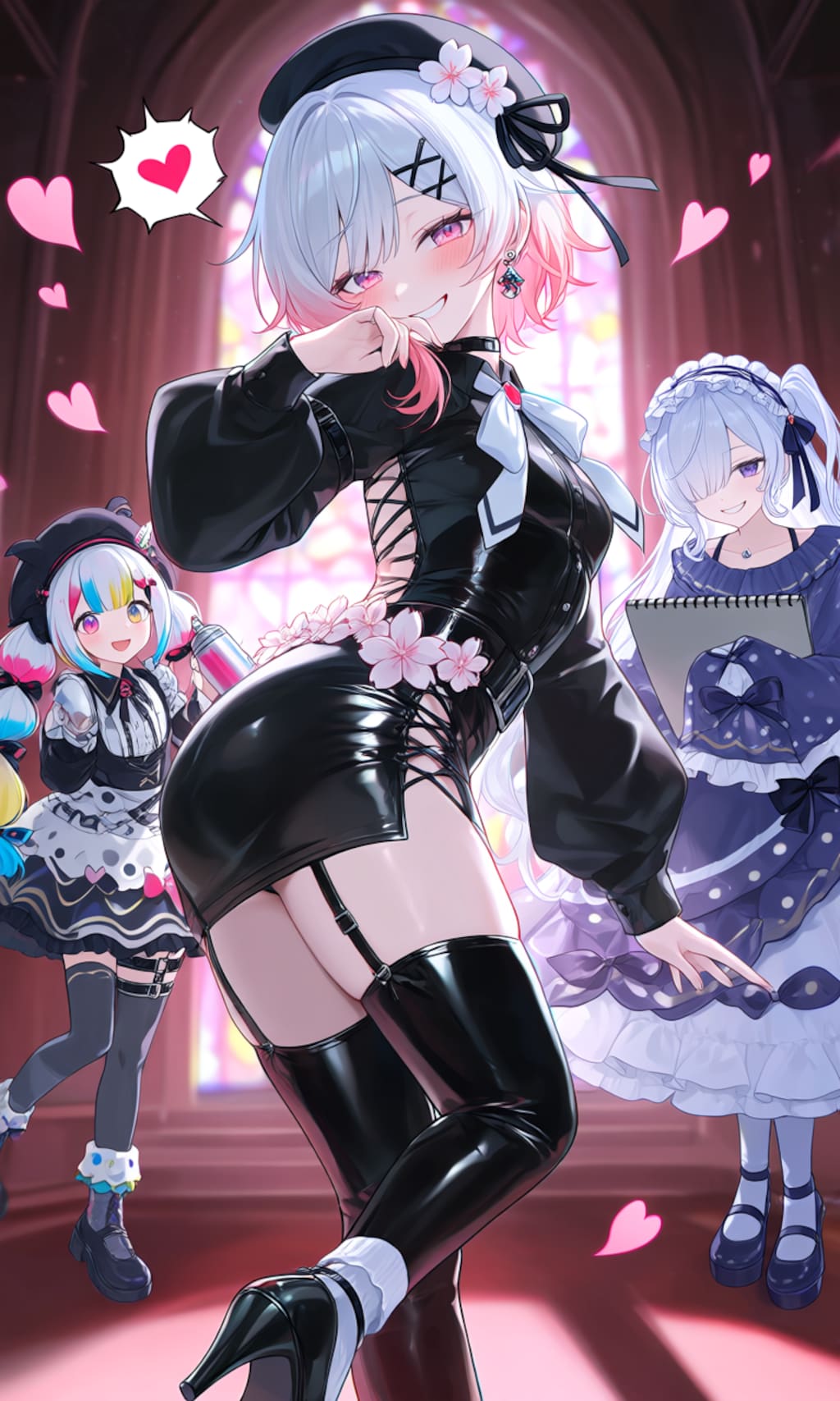 アンアンの魔法で、悪の女幹部に覚醒したエマ
