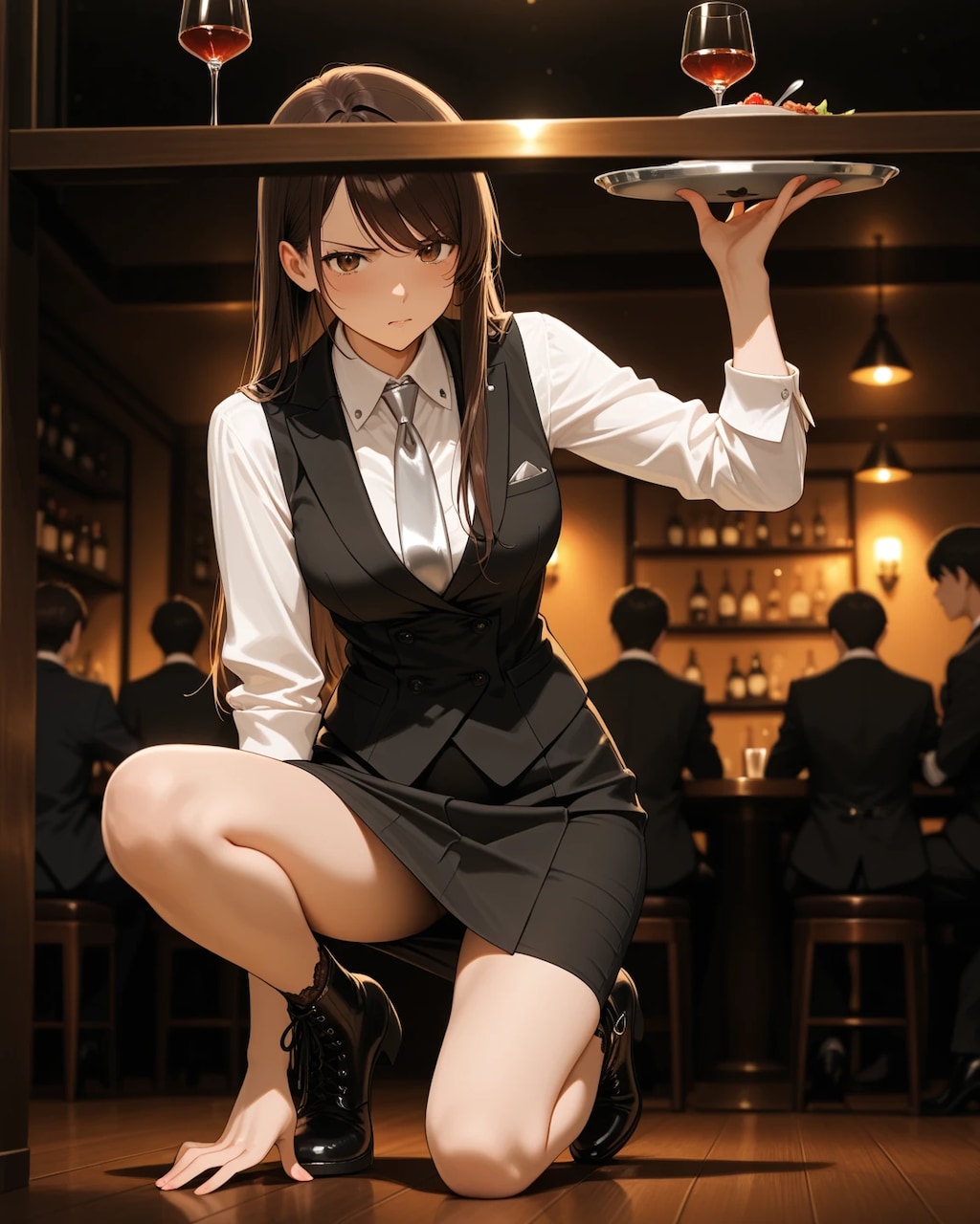 バイトちゃん。ナイトバーの制服