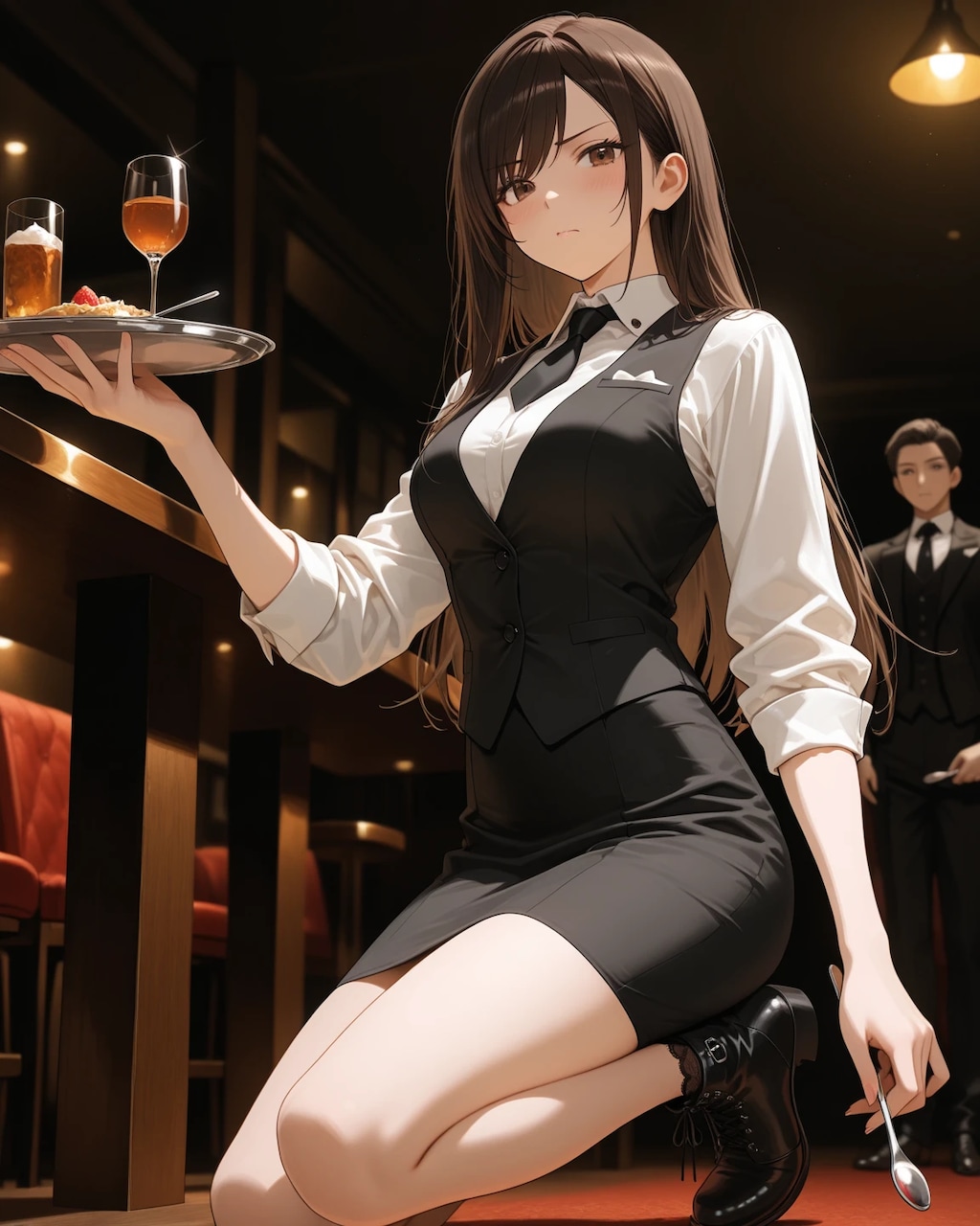 バイトちゃん。ナイトバーの制服