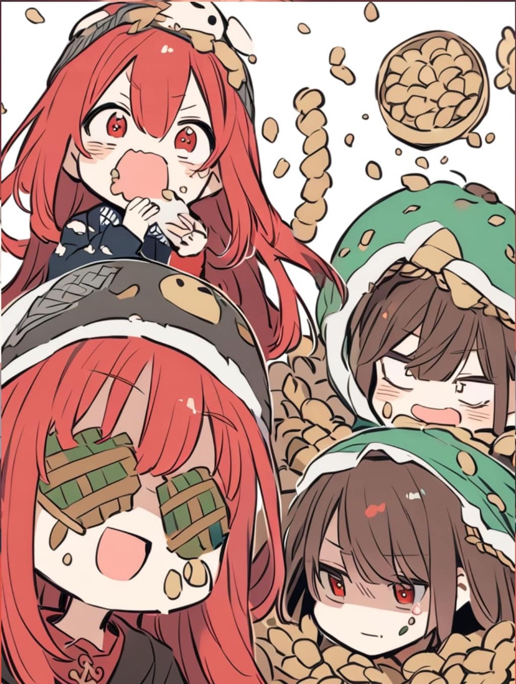 納豆好きの赤髪ちゃん