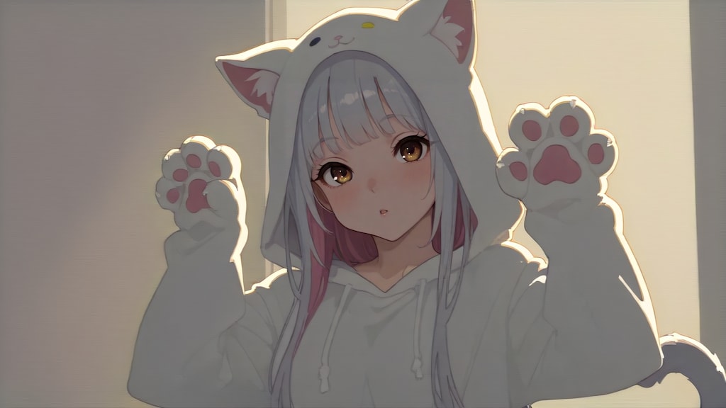 猫のコスプレにゃーっ