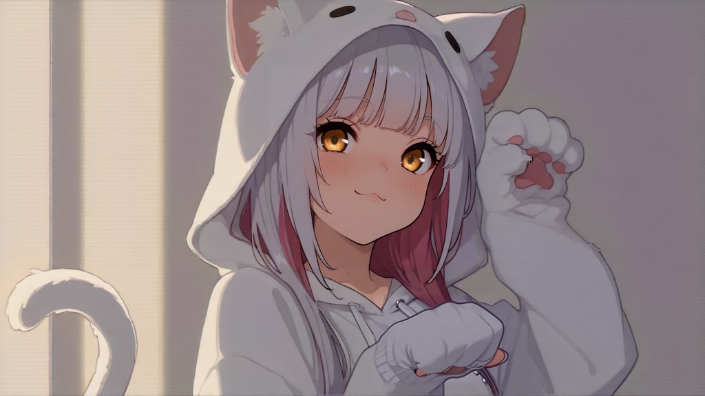 猫のコスプレにゃーっ