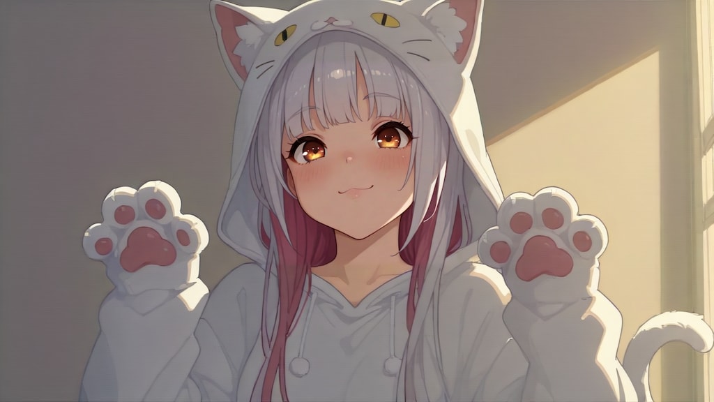 猫のコスプレにゃーっ