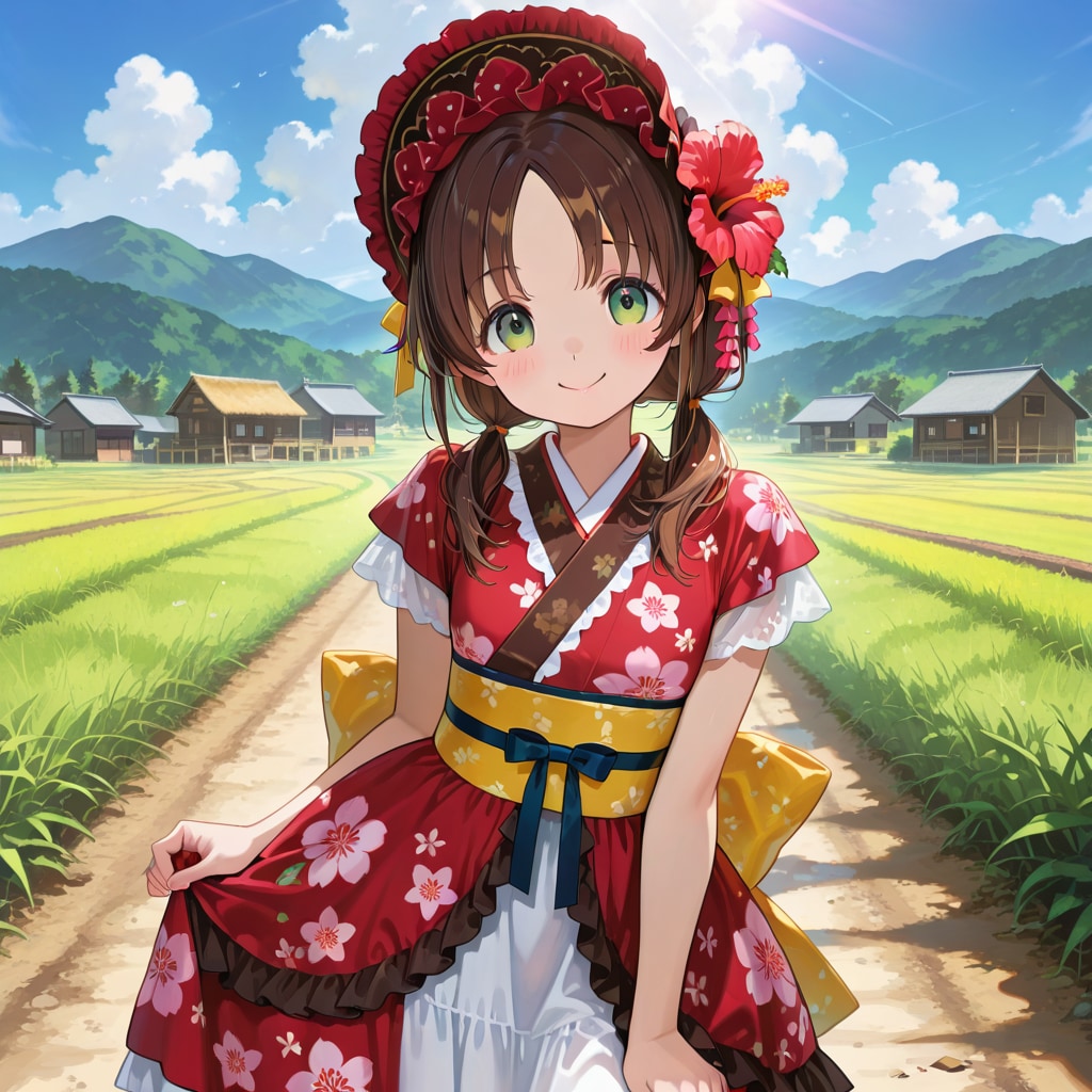 可愛い浴衣ドレス②