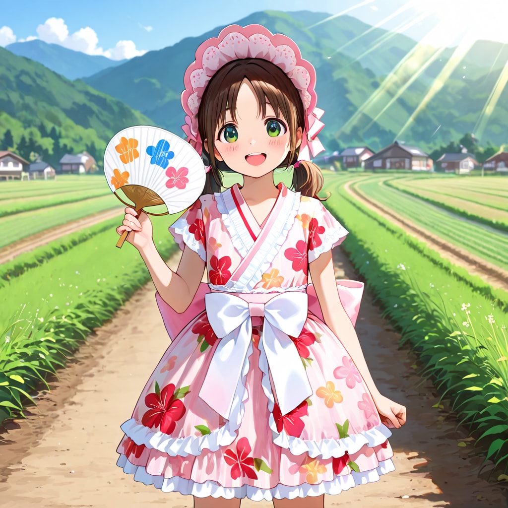 可愛い浴衣ドレス②
