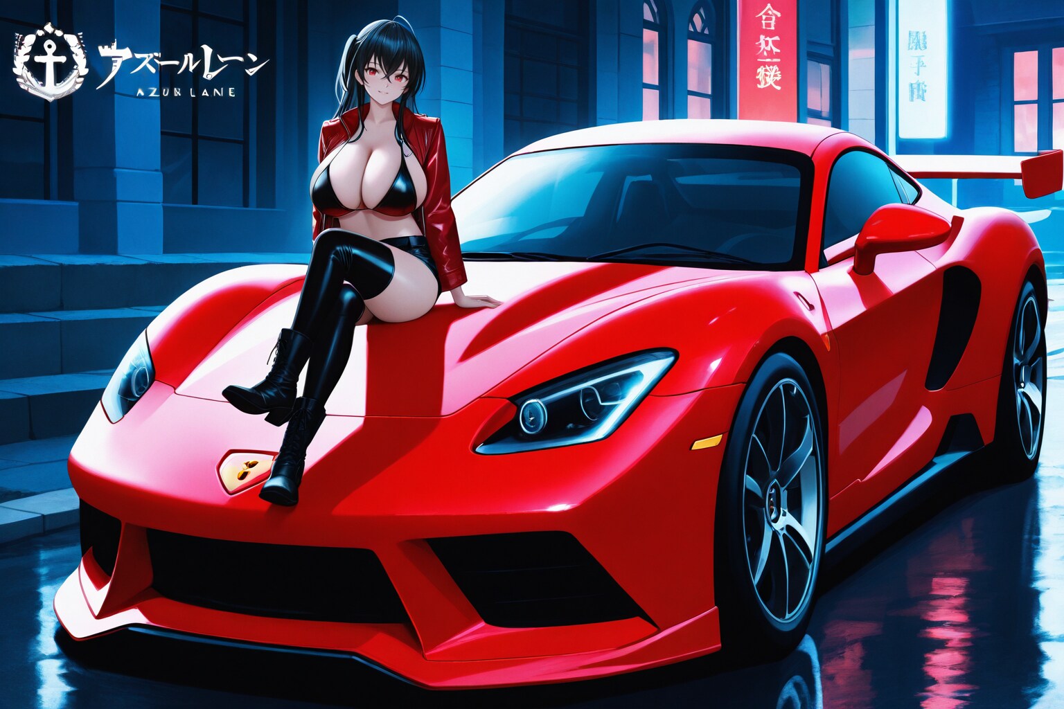 アズレン大鳳×フェラーリ