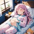 眠る少女達 3枚目