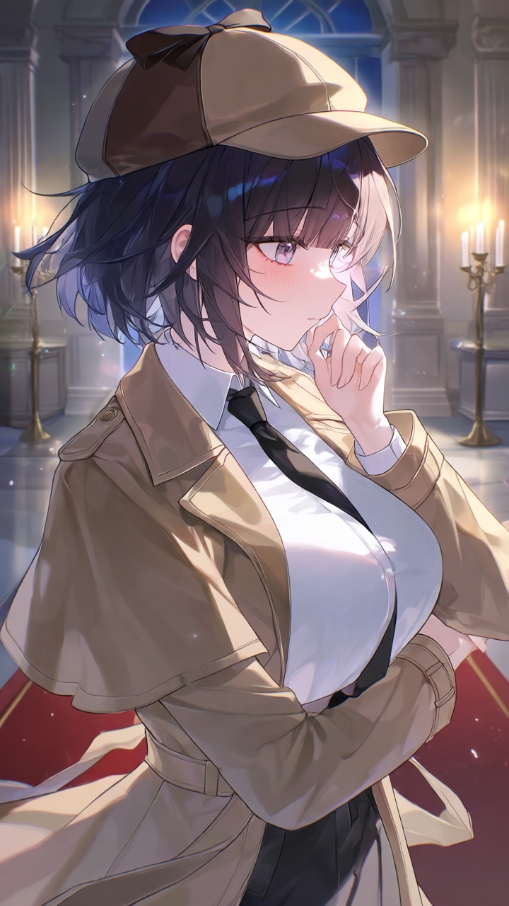 探偵さんは考え中 | の人気AIイラスト・グラビア