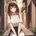 路地裏の少女⑱ 2枚目