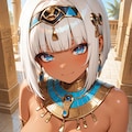あら、今日は熱いわね… ふふっ。 この神殿の浴場に、私が特別に連れて行ってあげる。一緒に、ゆっくり… 体を洗い合わない？♡ 5枚目