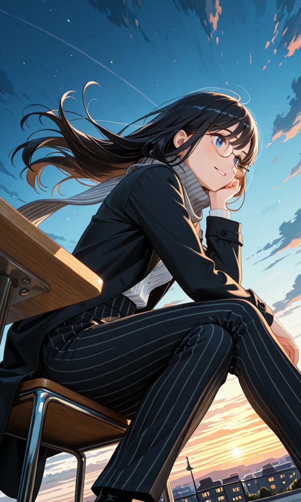 寄り道、終業間近（月子:58）