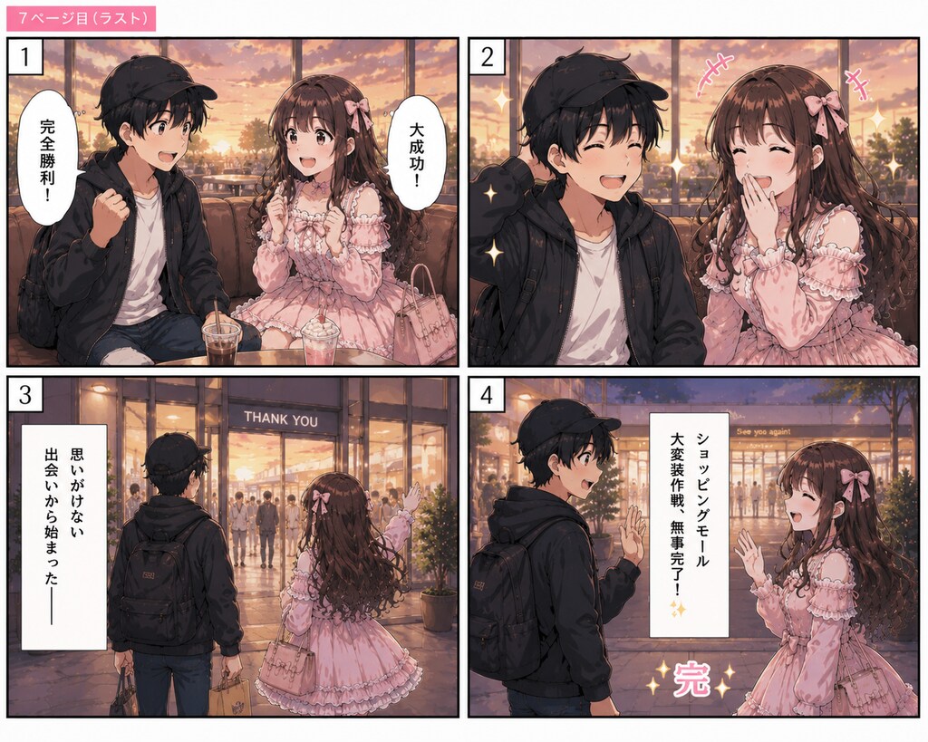 交換・変身【ショッピングモール編】