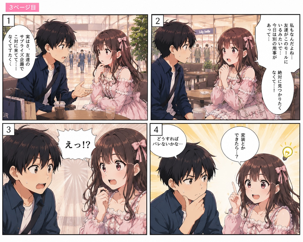 交換・変身【ショッピングモール編】